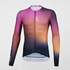 gradient color cycling long jersey